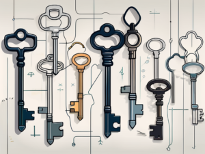 A collection of keys symbolizing different strategies